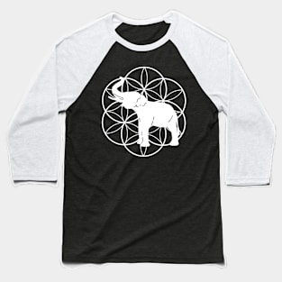 Funny Elephant Geometry T-shirt Baseball T-Shirt